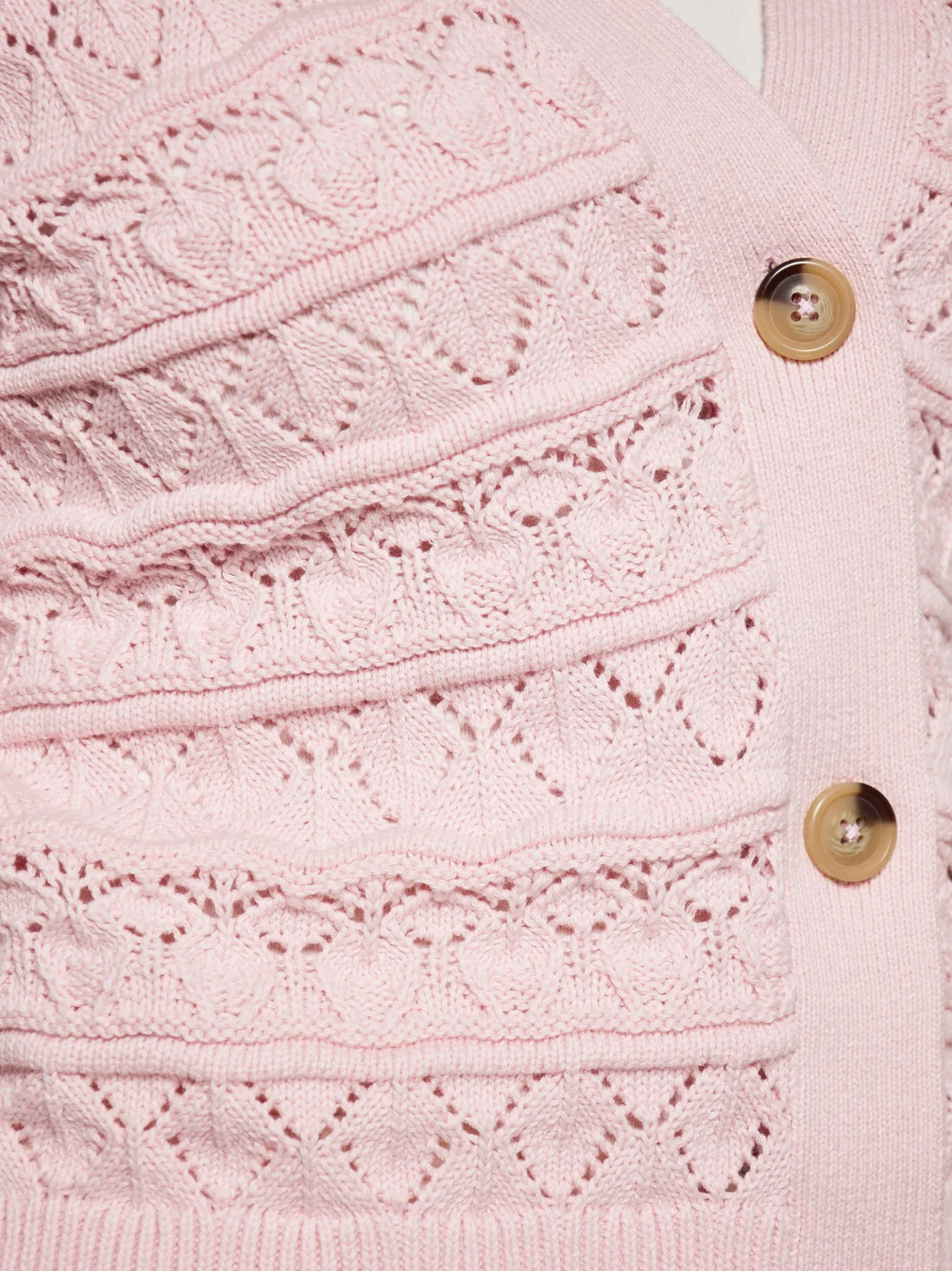 Usha Damen Strickjacke in rosa