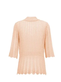Usha Damen Strickjacke in rosa