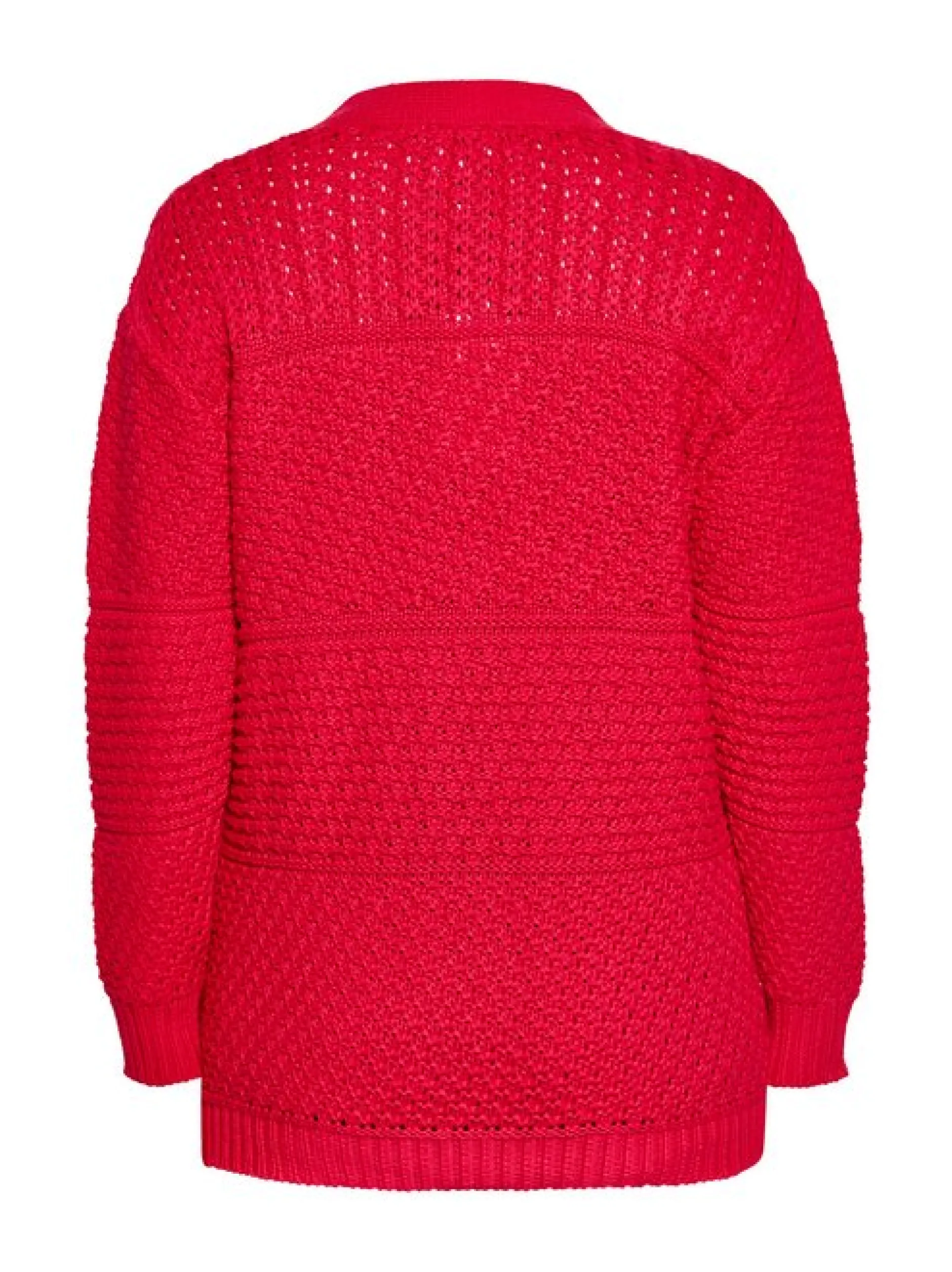 Usha Damen Strickjacke in rot