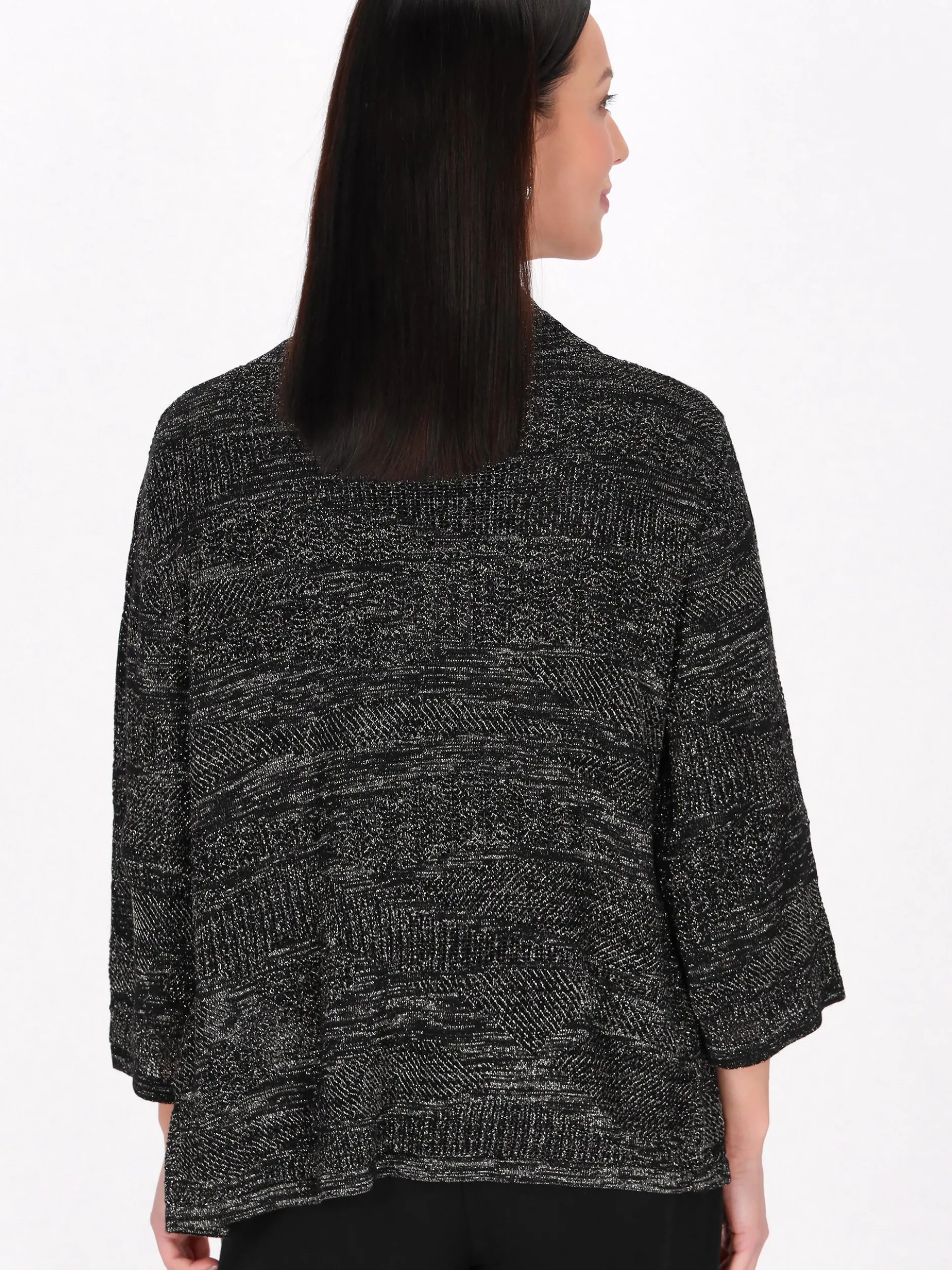 Usha Damen Strickjacke in schwarz