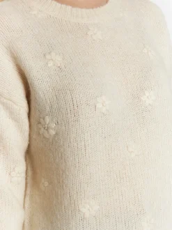 Usha Damen Strickpullover in beige