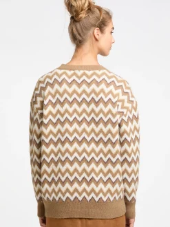 Usha Damen Strickpullover in braun
