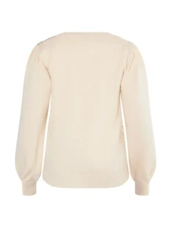 Usha Damen Strickpullover in ecru