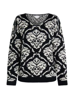 Usha Damen Strickpullover in mehrfarbig