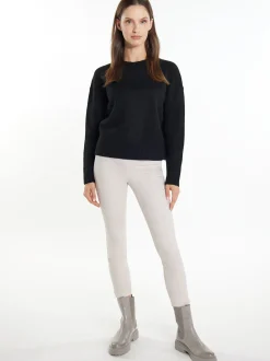 Usha Damen Strickpullover in schwarz