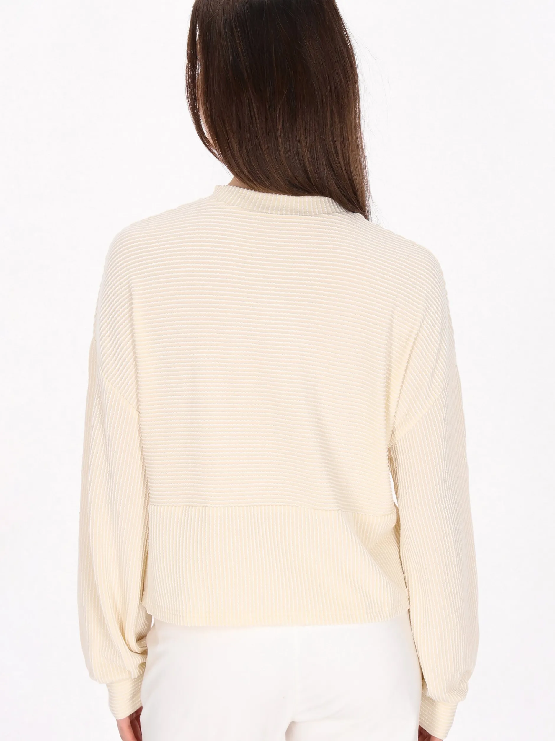 Usha Damen Sweatshirt in beige