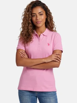 U.S. Polo Assn. Damen Poloshirts - USSiirena in pink