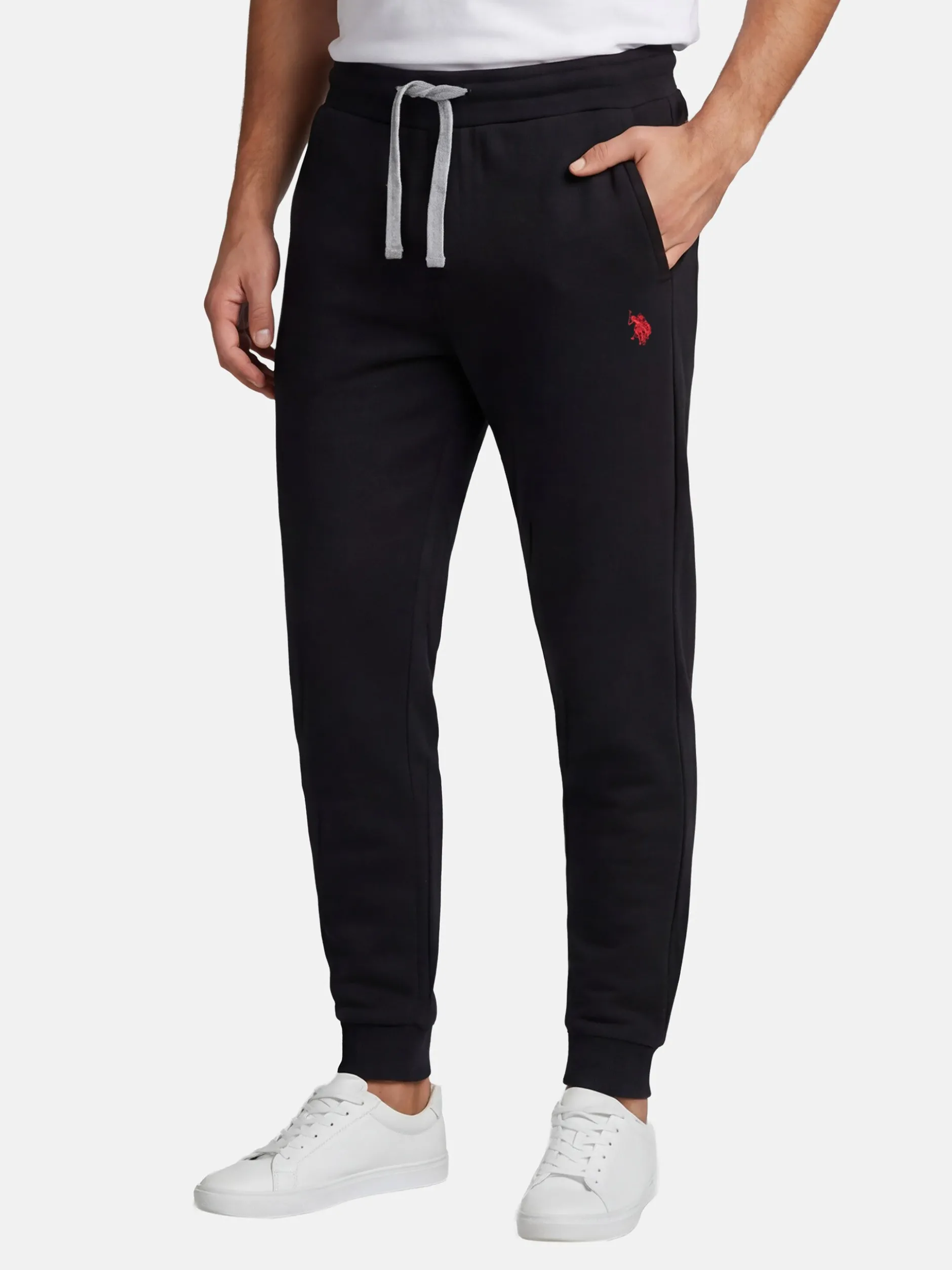 U.S. Polo Assn. Herren Jogginghose - USNaate in schwarz