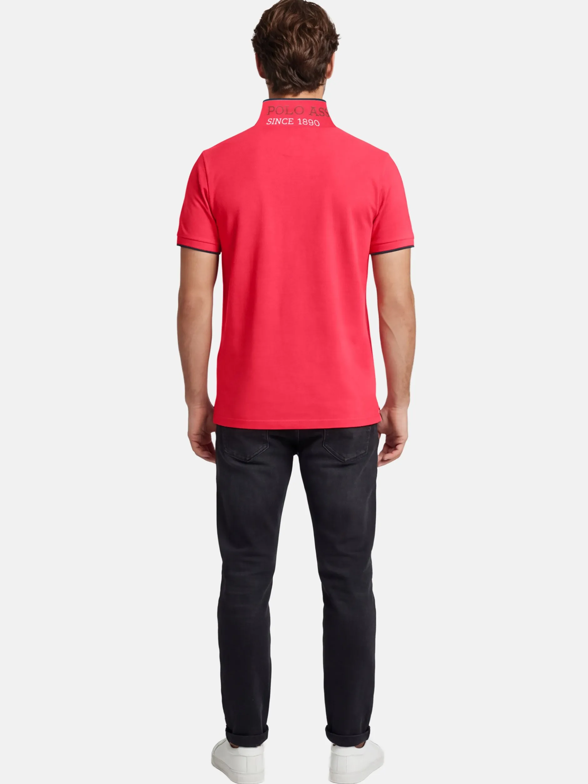 U.S. Polo Assn. Herren Poloshirts - USKayle in rot
