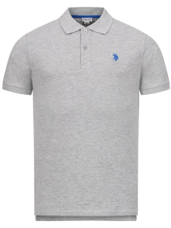 U.S. Polo Assn. Herren Poloshirt - USNeho in grau
