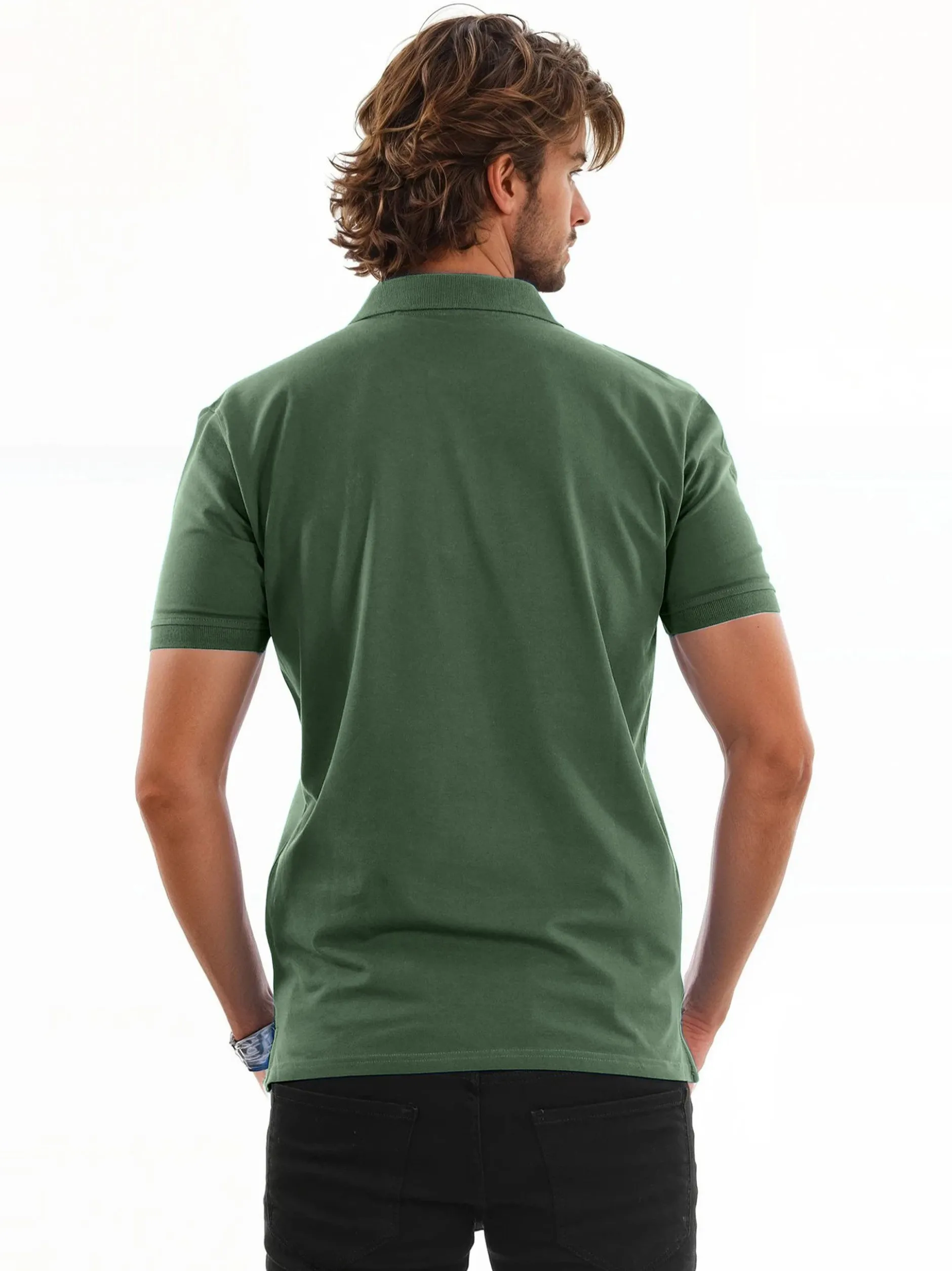 U.S. Polo Assn. Herren Poloshirt - USNeho in grün