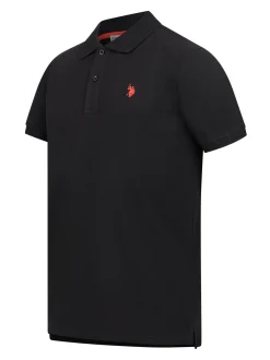 U.S. Polo Assn. Herren Poloshirt - USNeho in schwarz