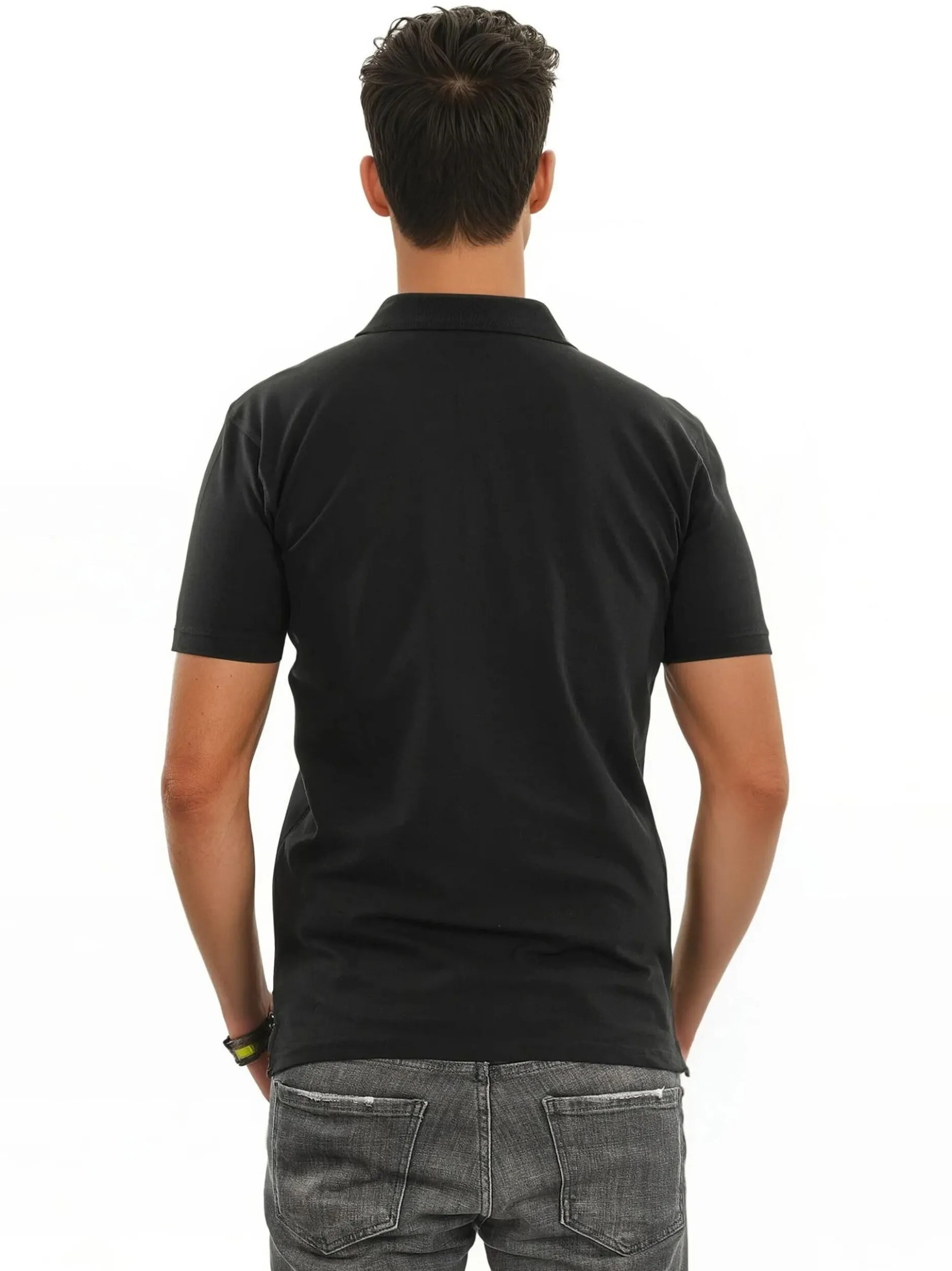 U.S. Polo Assn. Herren Poloshirt - USNeho in schwarz