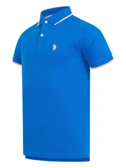 U.S. Polo Assn. Herren Poloshirt - USTristaan in blau