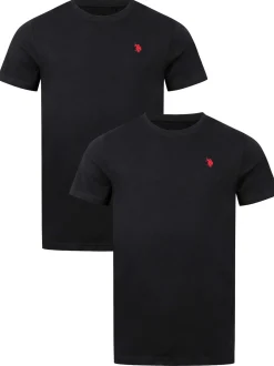 U.S. Polo Assn. Herren T-Shirt - USZaane in schwarz