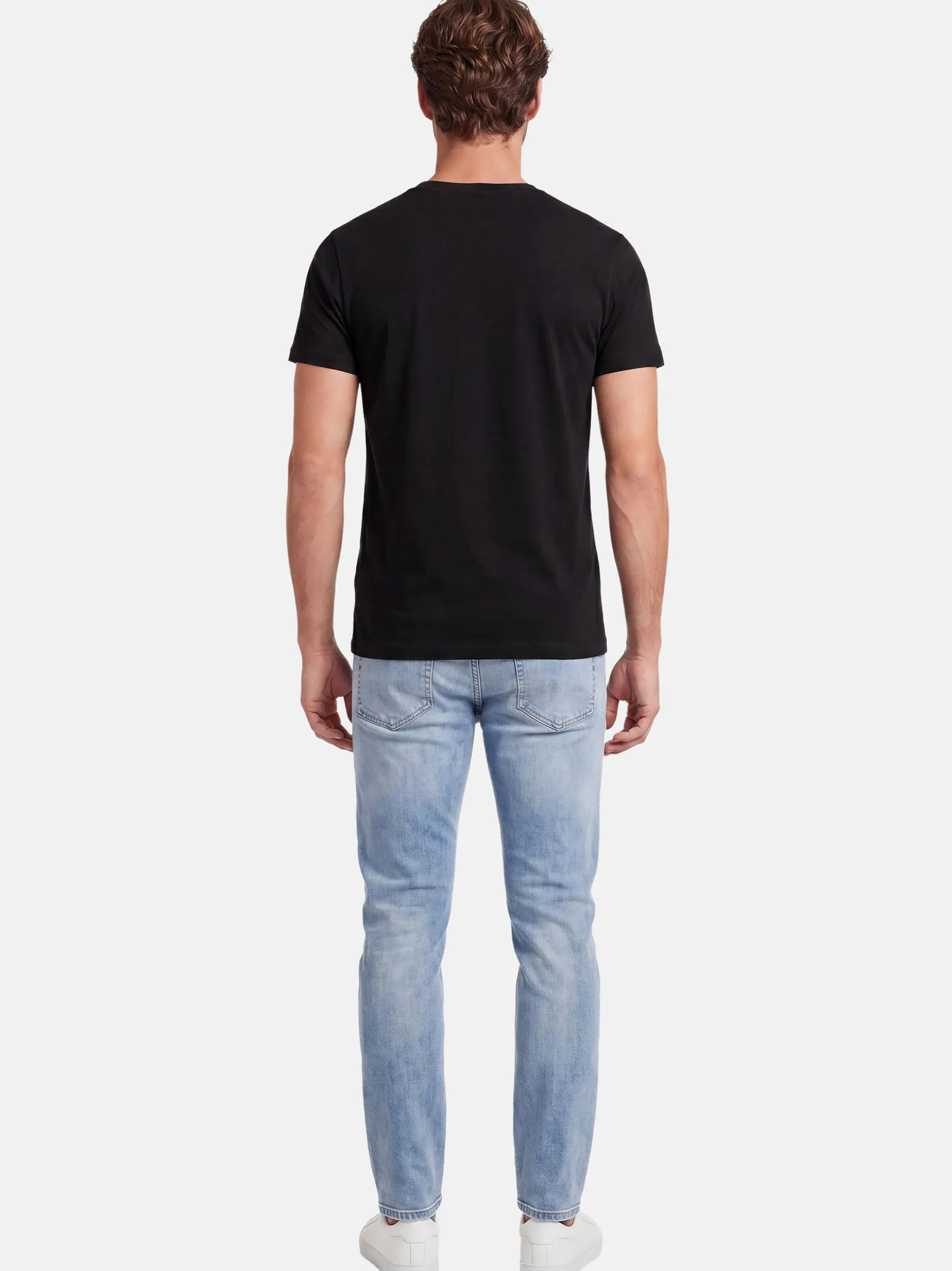 U.S. Polo Assn. Herren T-Shirt - USZaane in schwarz