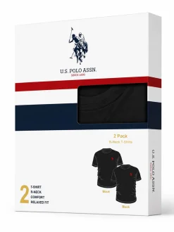 U.S. Polo Assn. Herren T-Shirt - USZaane in schwarz