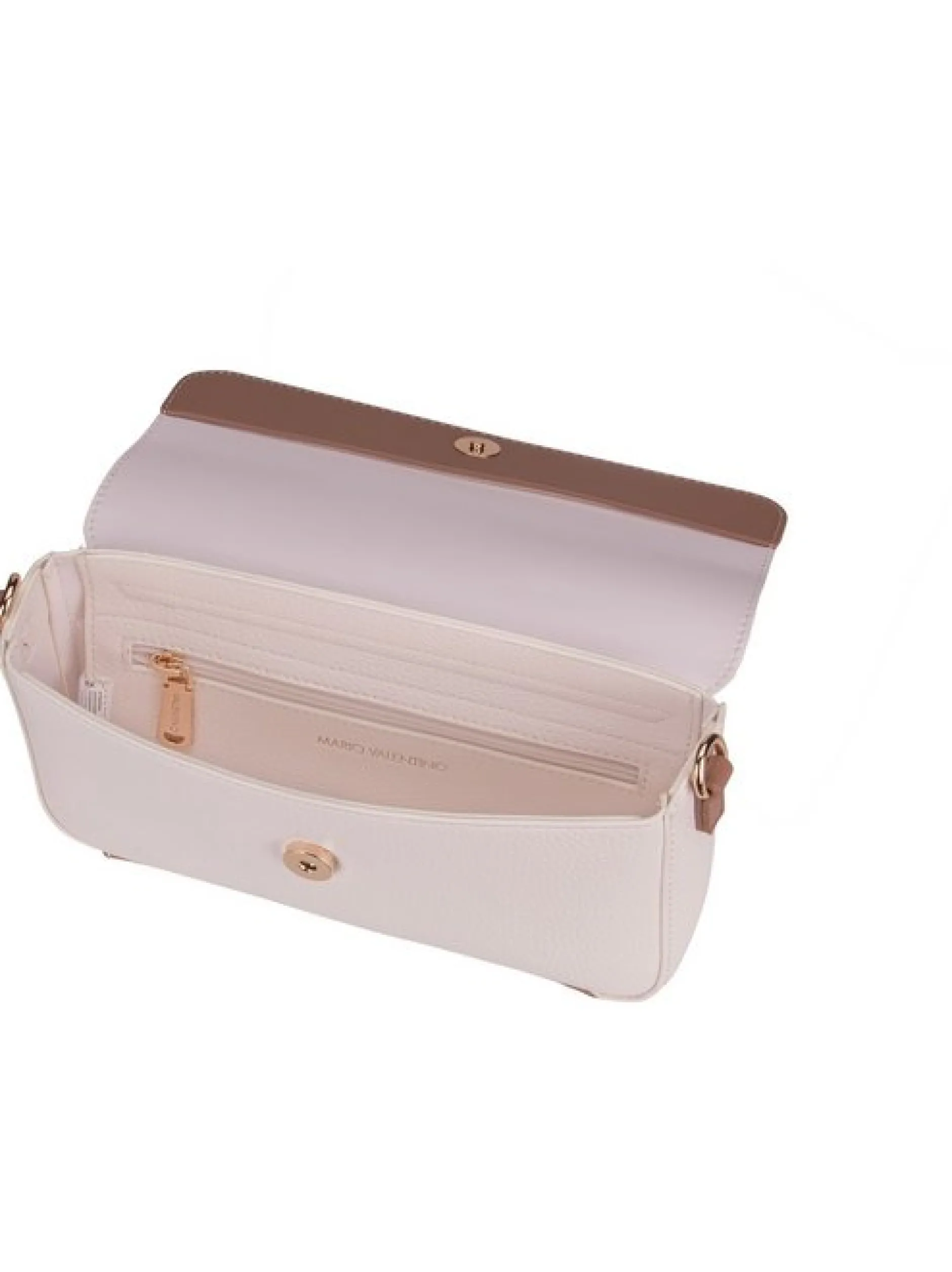 Valentino by Mario Valentino Damen Schultertasche - Alexia Flap in weiß