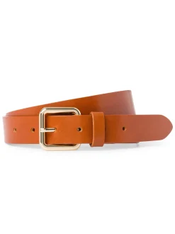 Vanzetti Damen Gürtel aus Leder in cognac