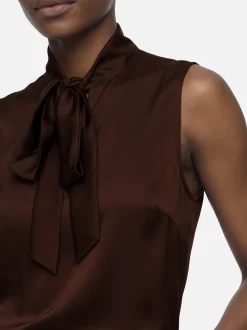 V by Vera Mont Damen Satintop in schoko