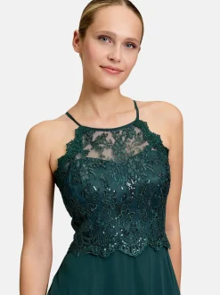 Vera Mont Damen Abendkleid in grün
