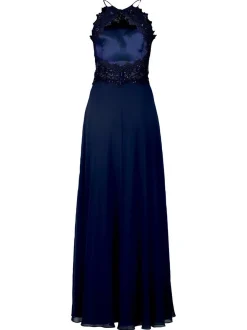 Vera Mont Damen Abendkleid in marine blau