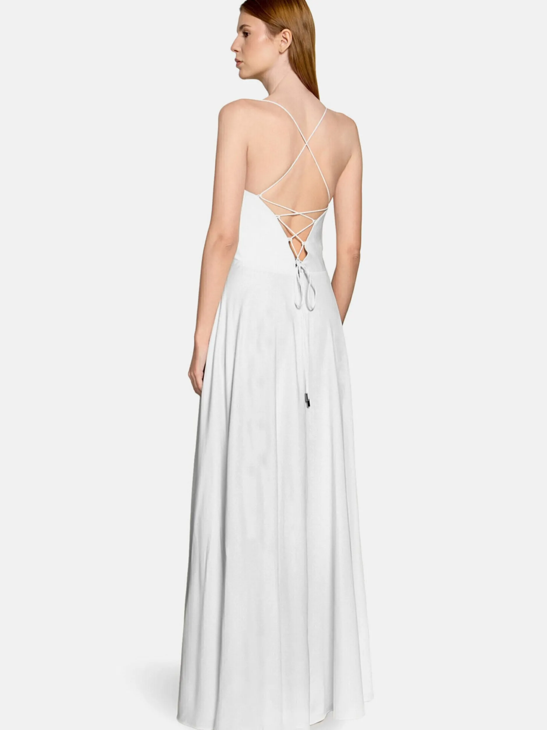 Vera Mont Damen Abendkleid in weiß