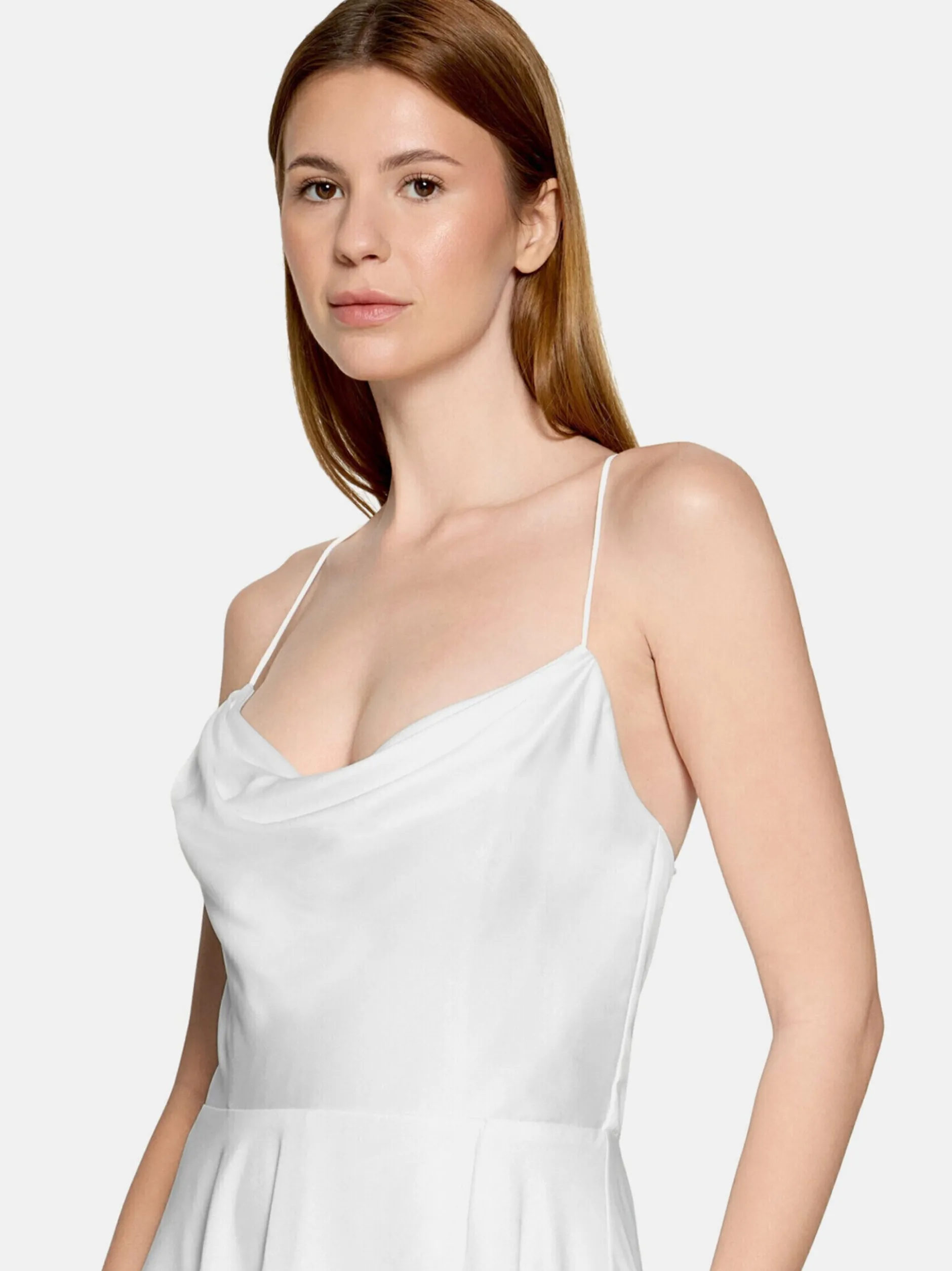 Vera Mont Damen Abendkleid in weiß