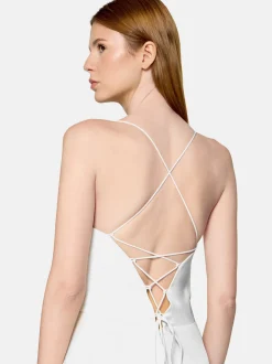 Vera Mont Damen Abendkleid in weiß