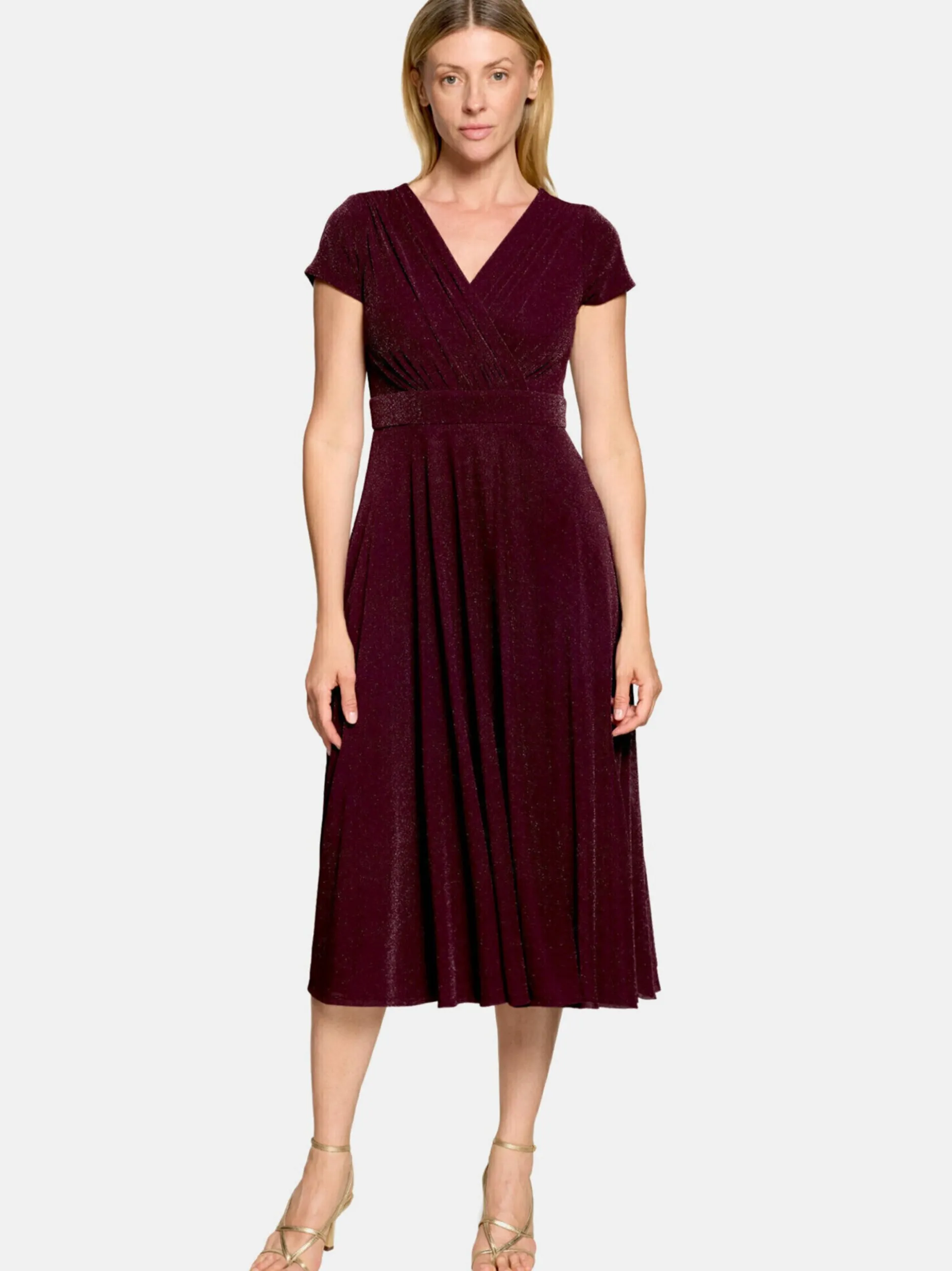 Vera Mont Damen Cocktailkleid in aubergine