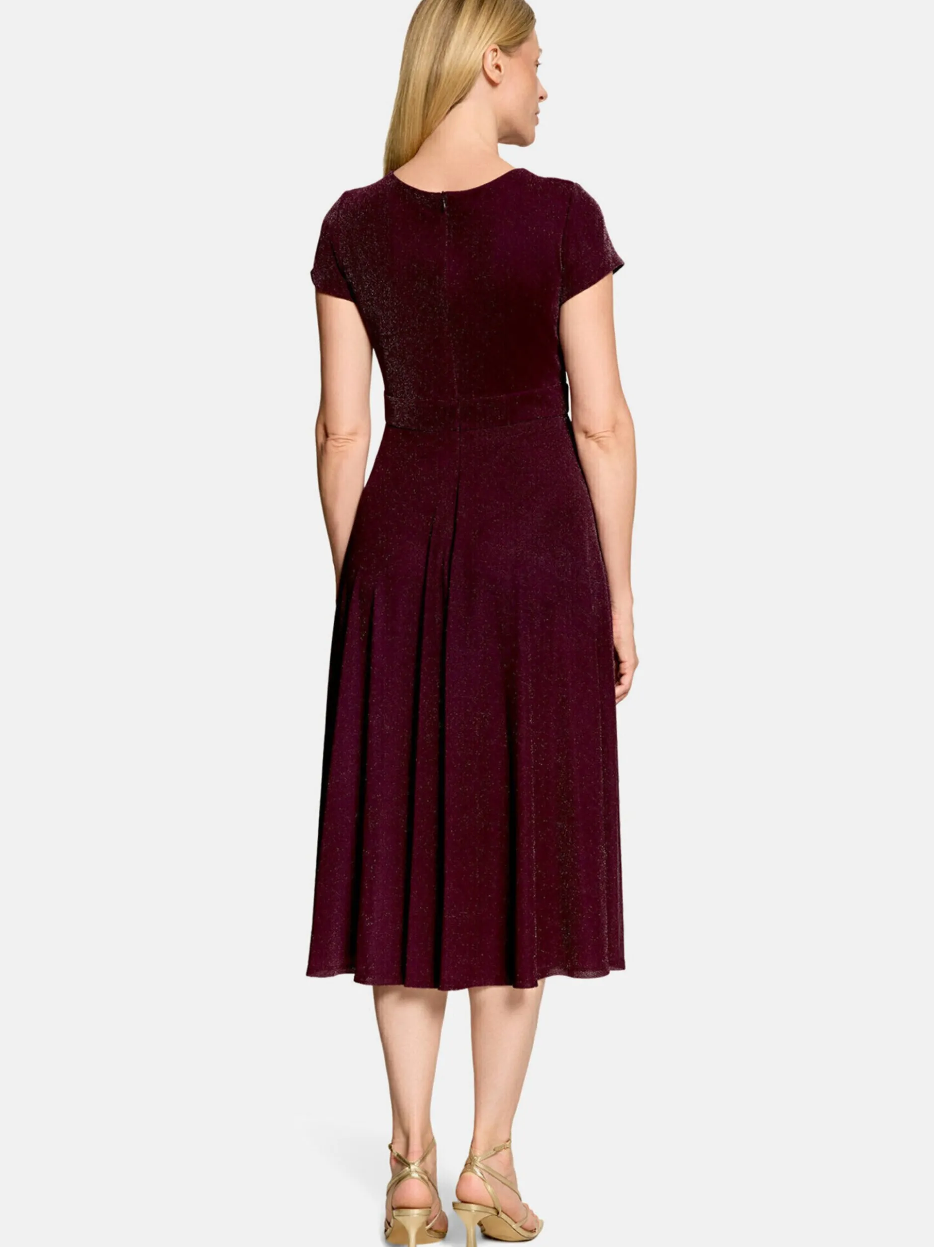 Vera Mont Damen Cocktailkleid in aubergine