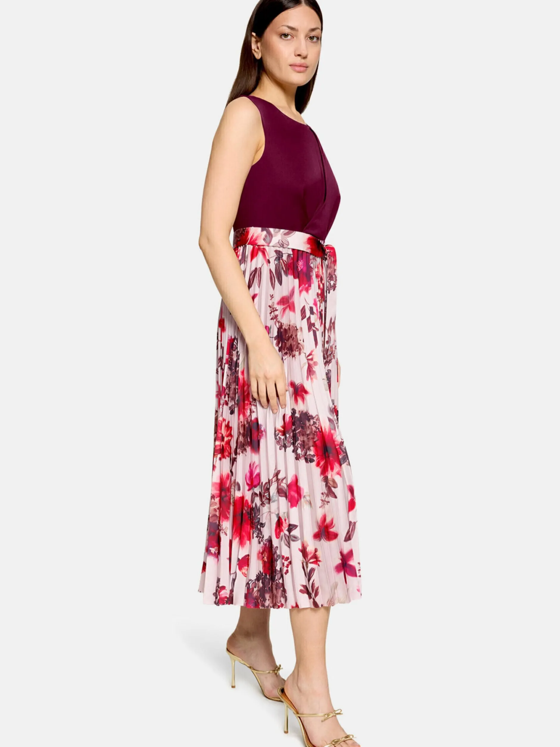 Vera Mont Damen Cocktailkleid in bordeaux