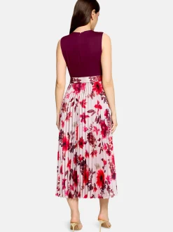 Vera Mont Damen Cocktailkleid in bordeaux