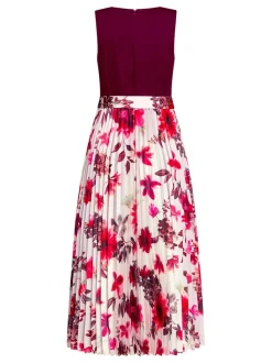Vera Mont Damen Cocktailkleid in bordeaux