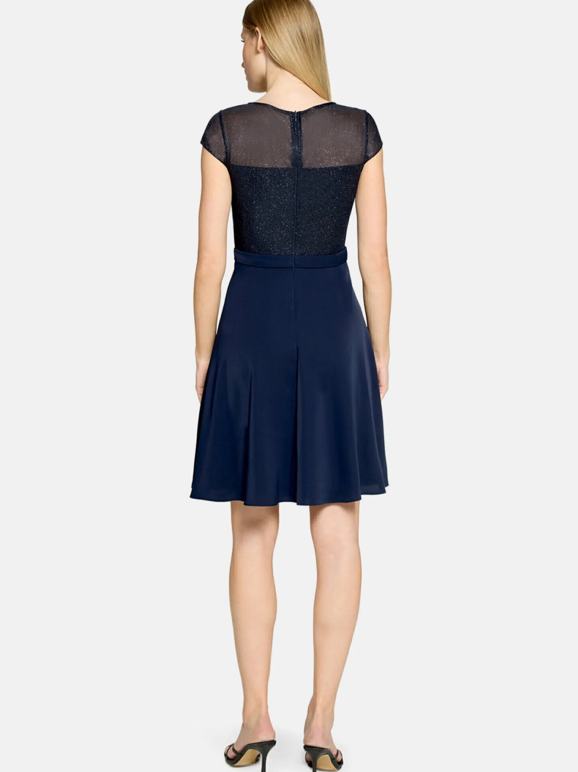 Vera Mont Damen Cocktailkleid in marine blau