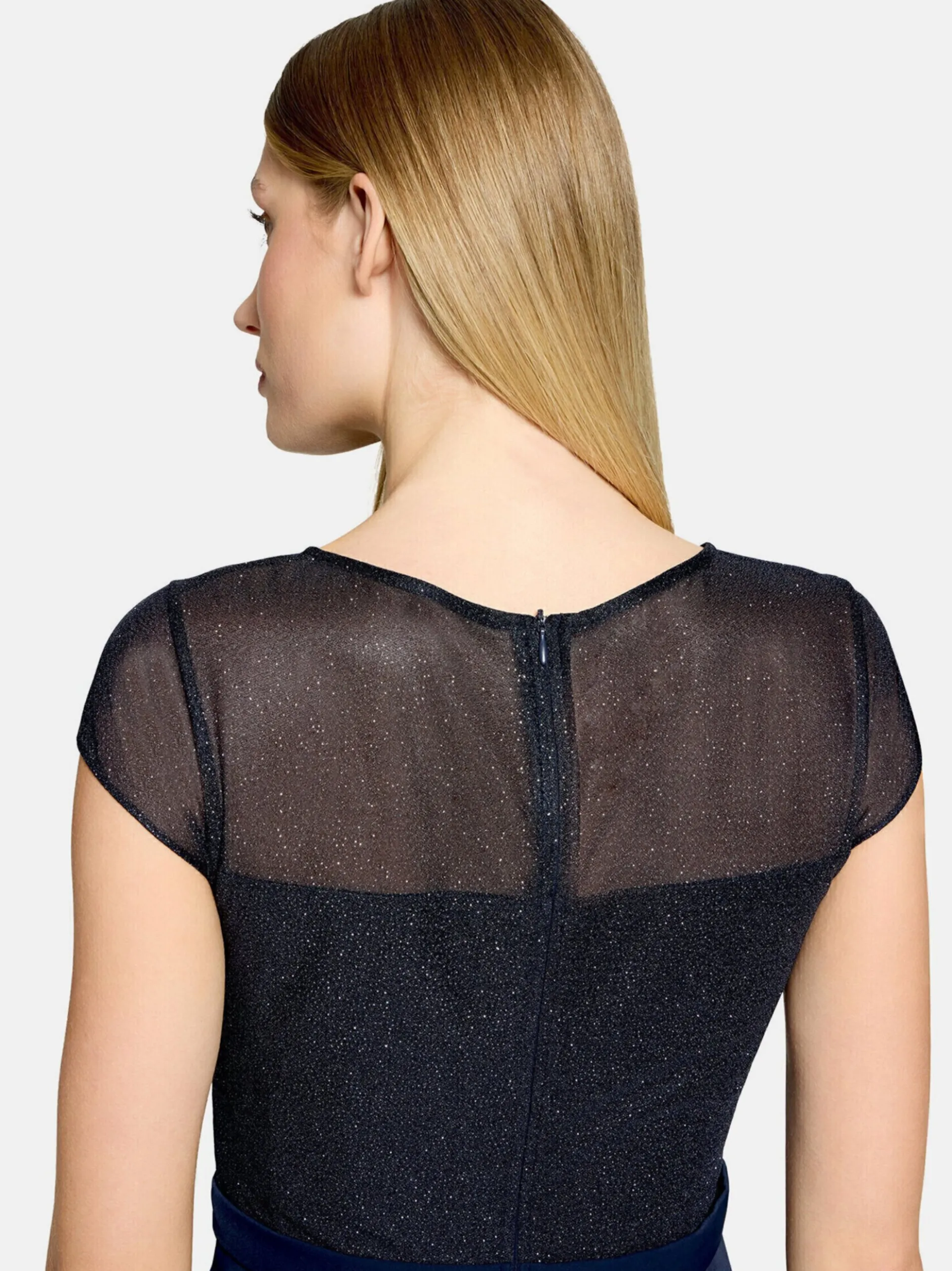 Vera Mont Damen Cocktailkleid in marine blau