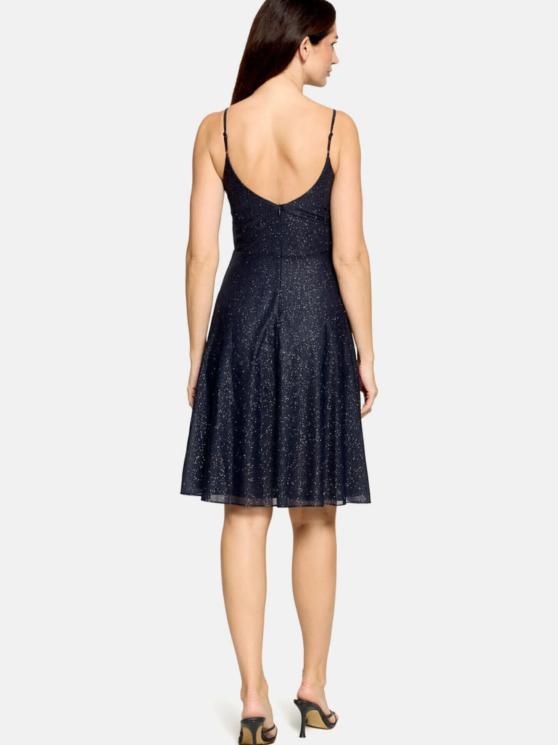 Vera Mont Damen Cocktailkleid in marine mehrfarbig