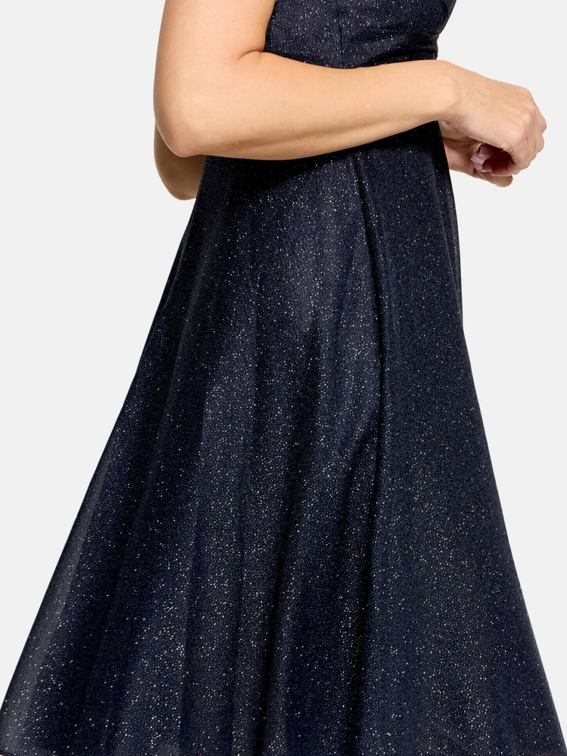 Vera Mont Damen Cocktailkleid in marine mehrfarbig