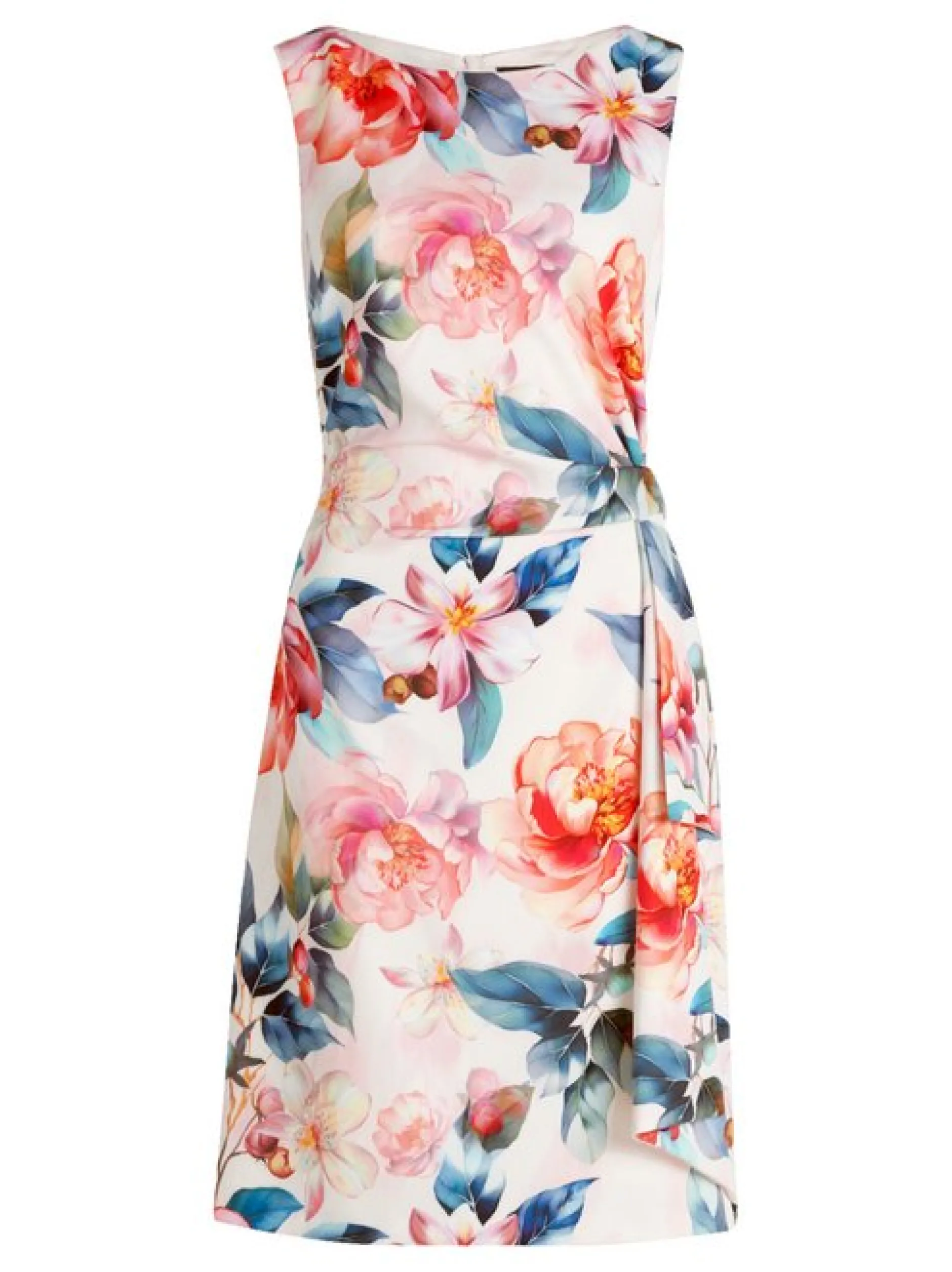 Vera Mont Damen Cocktailkleid in rosa mehrfarbig