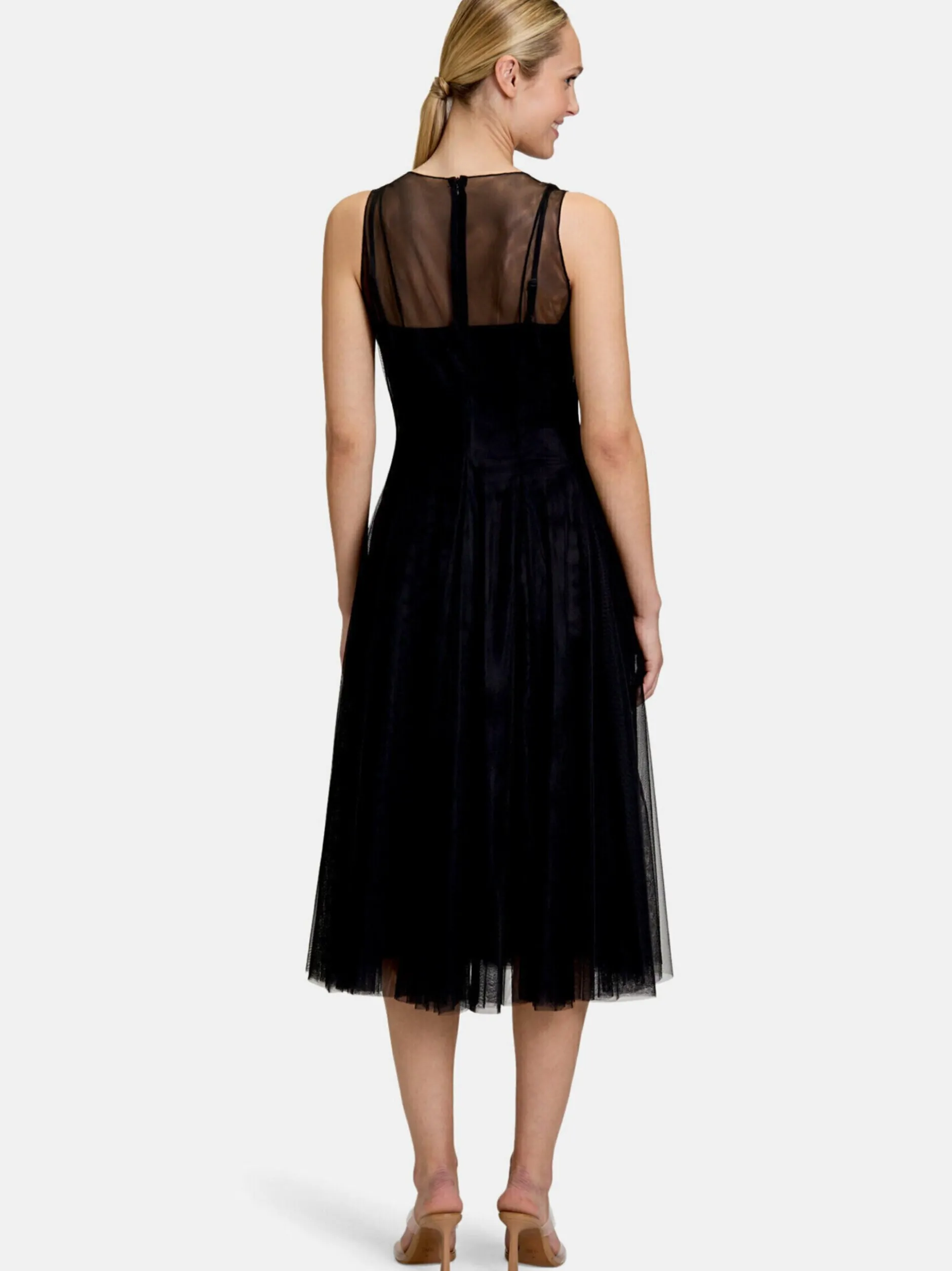 Vera Mont Damen Cocktailkleid in schwarz