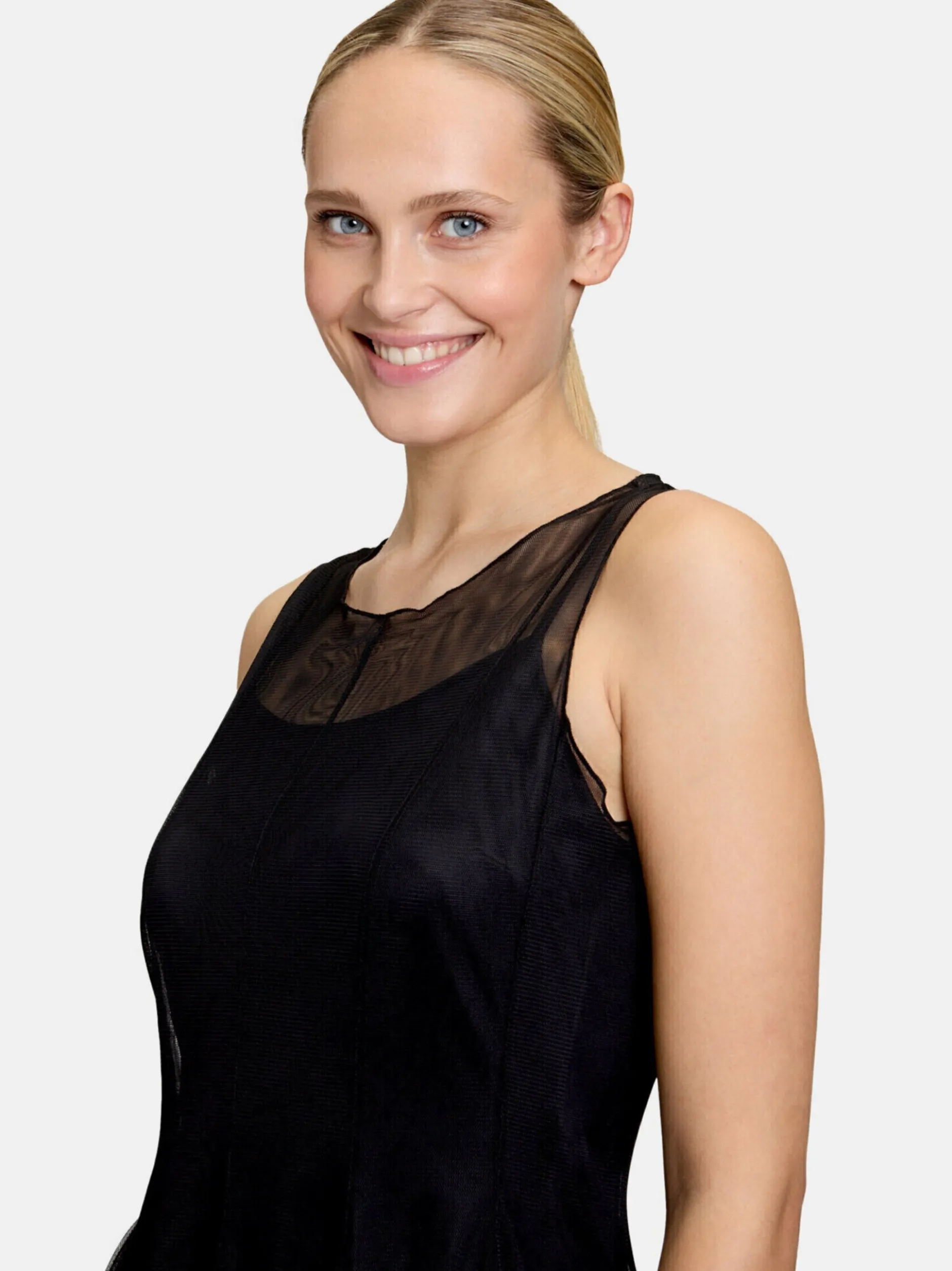 Vera Mont Damen Cocktailkleid in schwarz