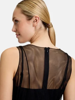 Vera Mont Damen Cocktailkleid in schwarz