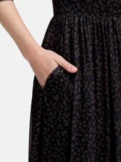 Vera Mont Damen Maxikleid in mehrfarbig