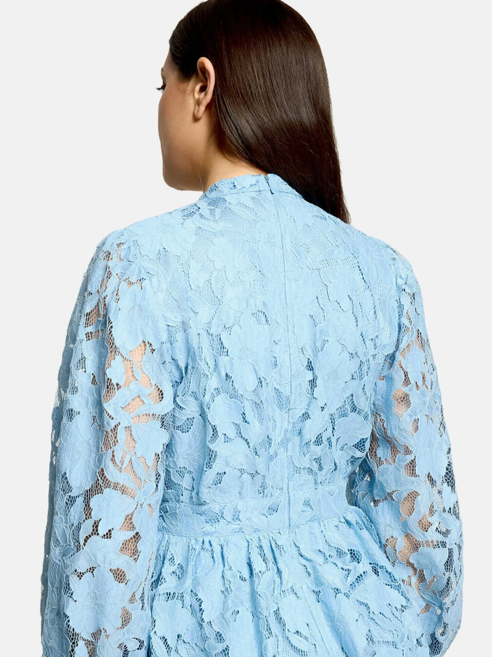 Vera Mont Damen Spitzenkleid in hellblau