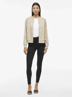Vila Damen Jacke - Papaya in beige