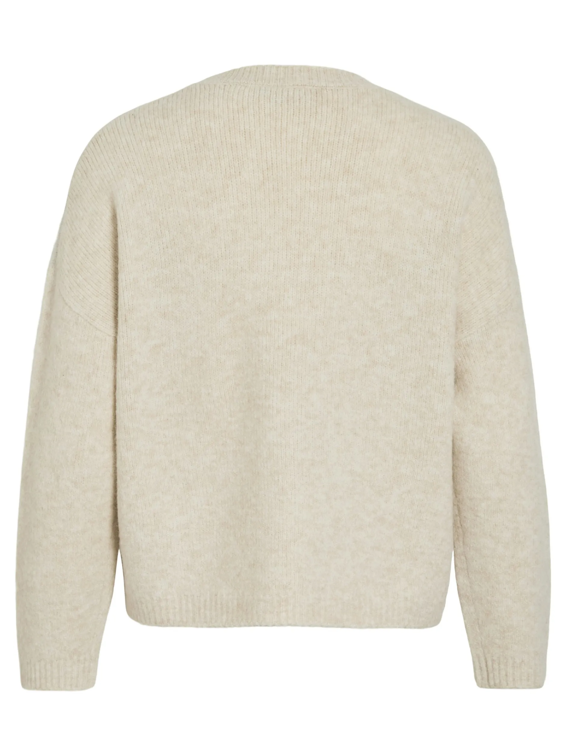 Vila Damen Pullover - VIMarcipel in beige braun
