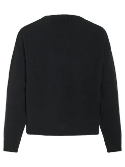 Vila Damen Strickjacke - VIBrianna in schwarz