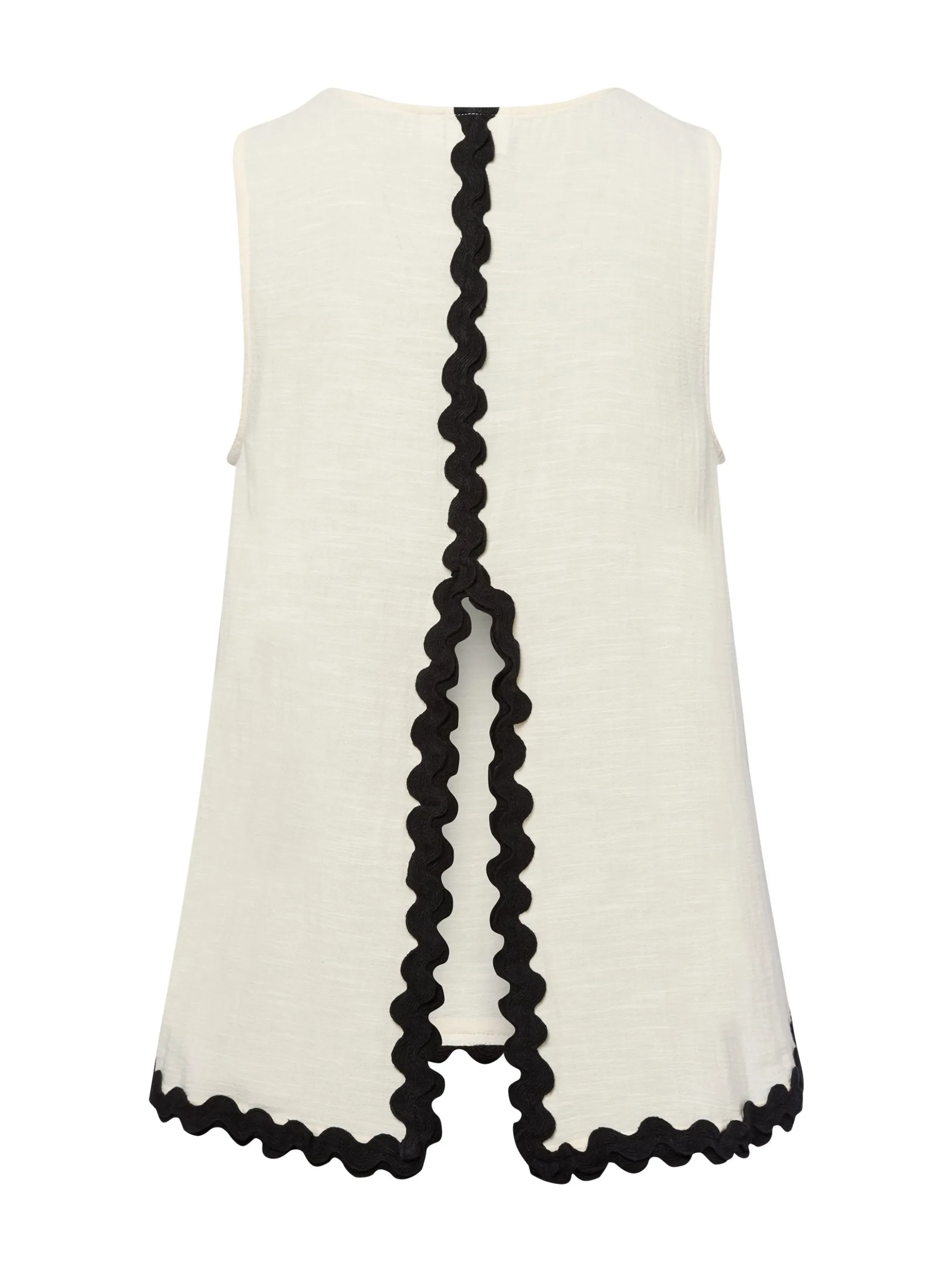 Vila Damen Top - VIManda in beige - Ausschnitt: Rundhals