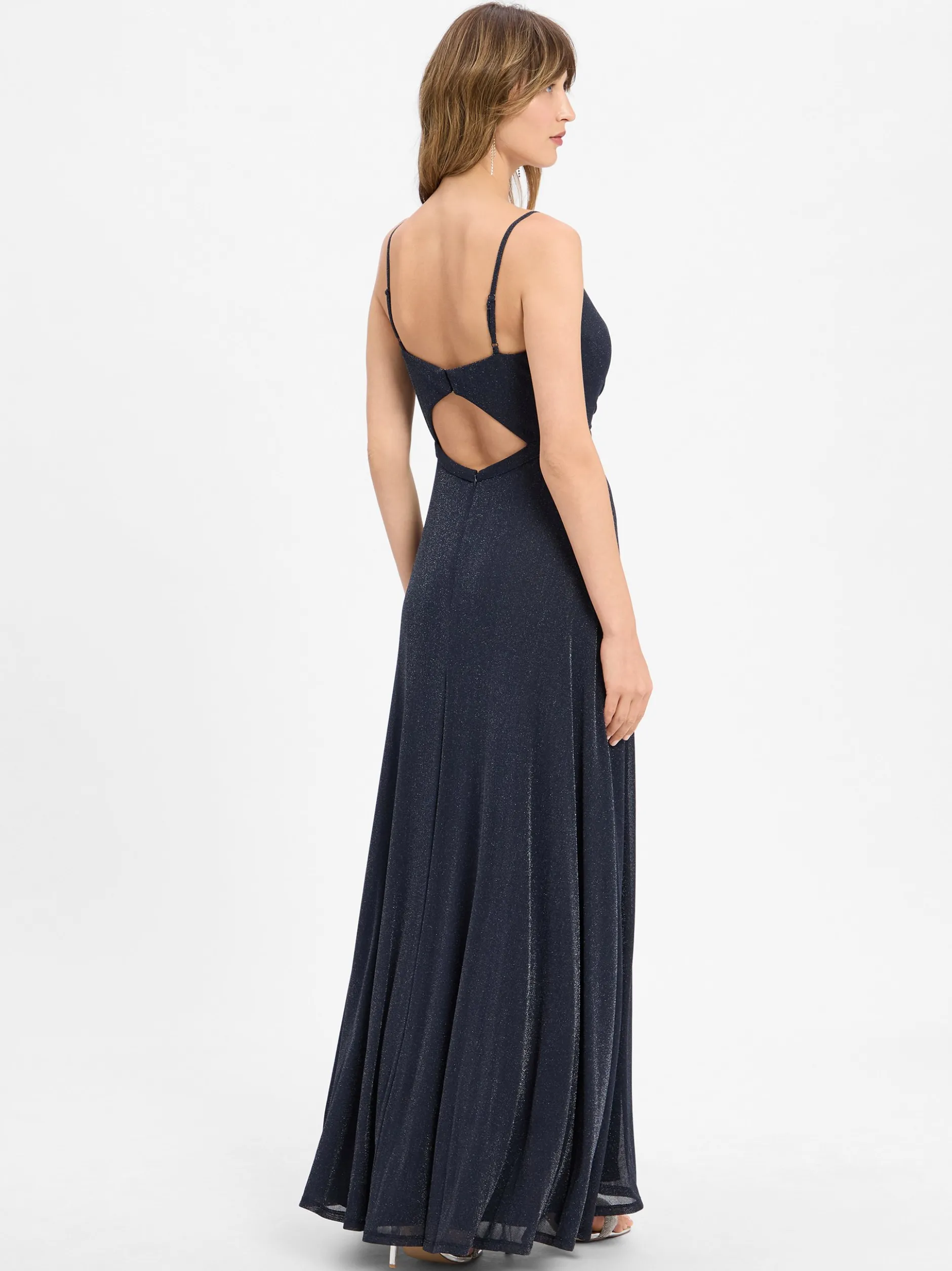 VM Damen Abendkleid in marine - Ärmel: ohne Arm