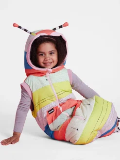 WeeDo Kinder Unisex Schlafsackweste in weiß